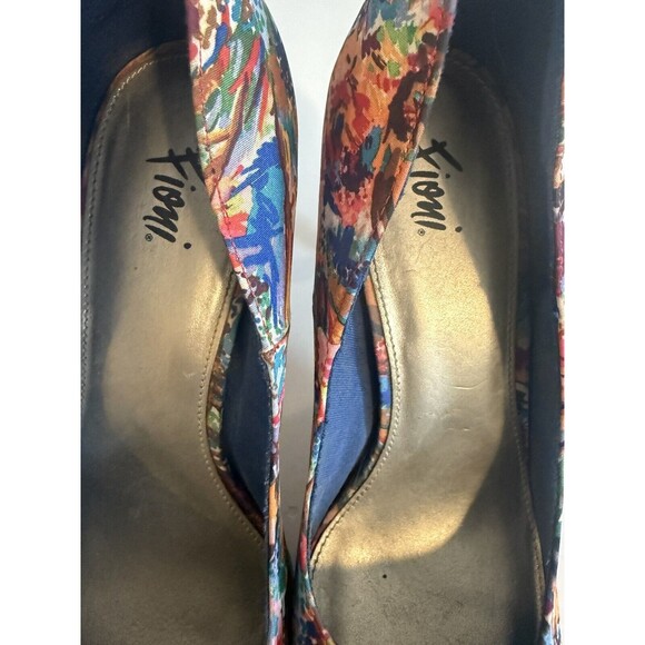 Fioni multi-colored heels size 9 Heels Stiletto Pump Style - Picture 6 of 6